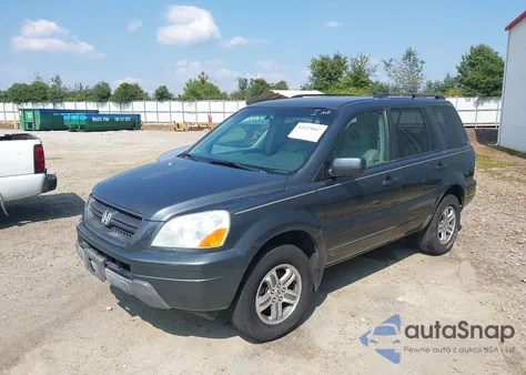 2003 Honda Pilot Ex-L из США, поврежденный, VIN 2HKYF18523H610187